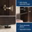 Armoire de rangement contemporaine en coin avec 5 tablettes