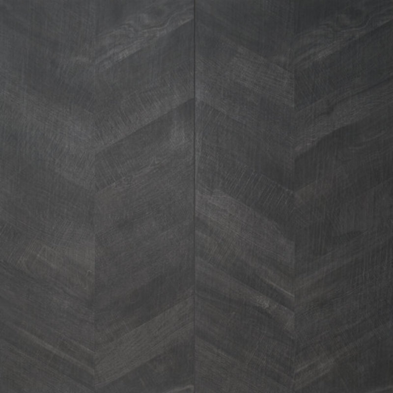 Kenridge Chevron 24x48 Matte Wood Look Porcelain Tile, Black