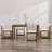 Morawa Upholstered Farmhouse Dining Chairs Solid Wood Back Side Chairs-1636590502