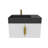 Amazon 30'' Wall Mounted Single Bathroom Vanity with Solid Surface Top-92645203-92645207-94673670