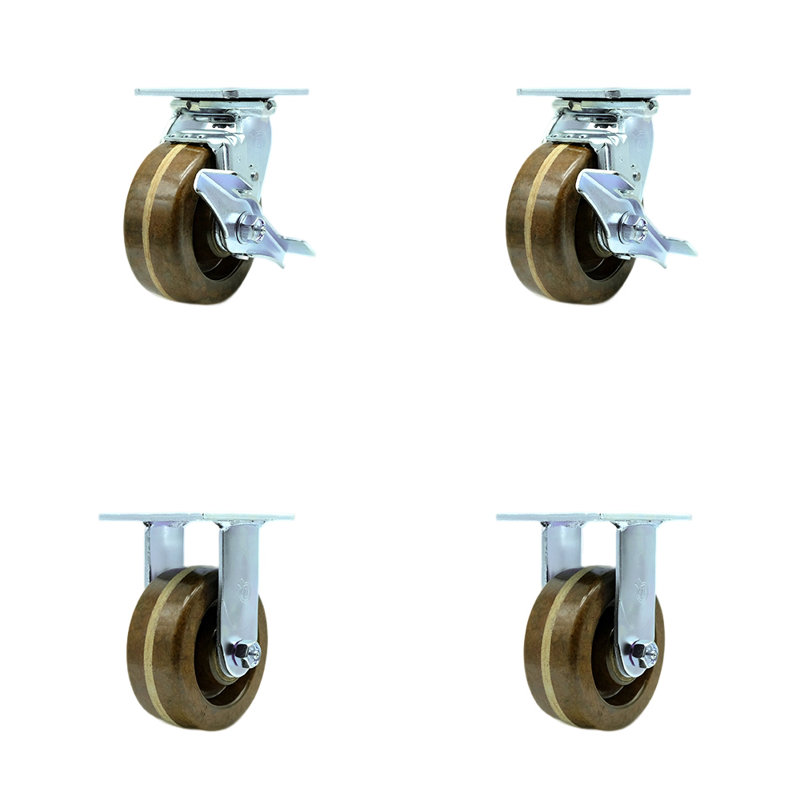 Ensemble de roulettes 4 pièces