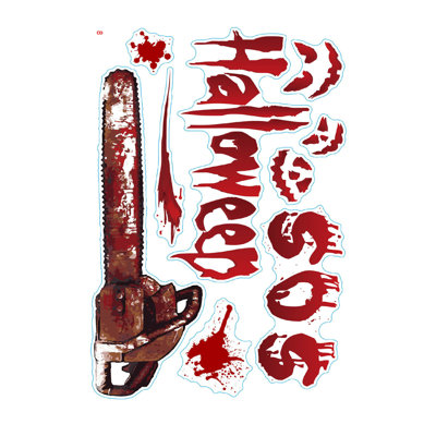 Autocollants muraux, décoration de fenêtre d'Halloween