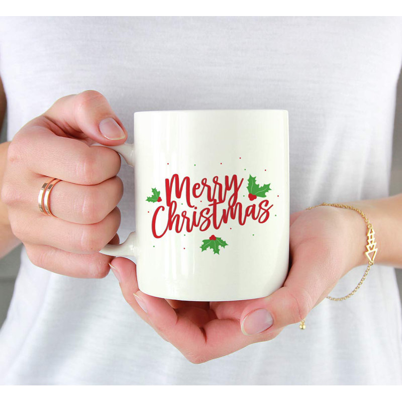 Grande tasse à café merry christmas Rowley