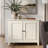 42" Wide 2-door With Interior Shelves Accent Storage Cabinet-1553207736