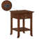 Carbin 24.25" Tall 1 Drawer End Table with Built-in Outlets and Pull-Out Shelf