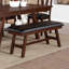 Banc rembourré en similicuir Harewood