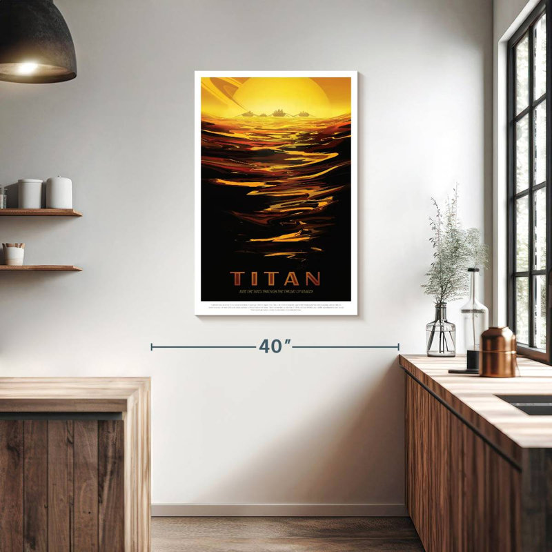 Oberle Titan Retro Print, 39" H x 26" W