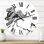 Grue orientale japonaise - Horloge murale traditionnelle