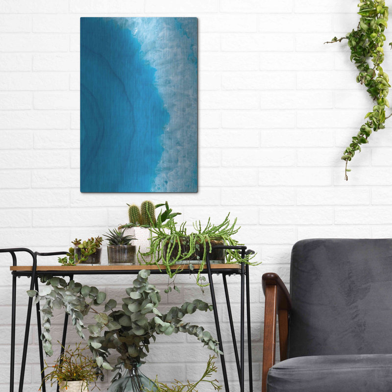 Art mural en métal «Agate Geode II» par Wild Apple Portfolio, H 16 po x l 12 po