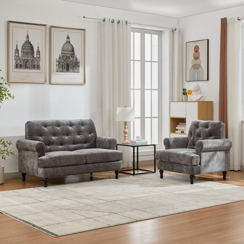 3 Seater Fabric Settee
