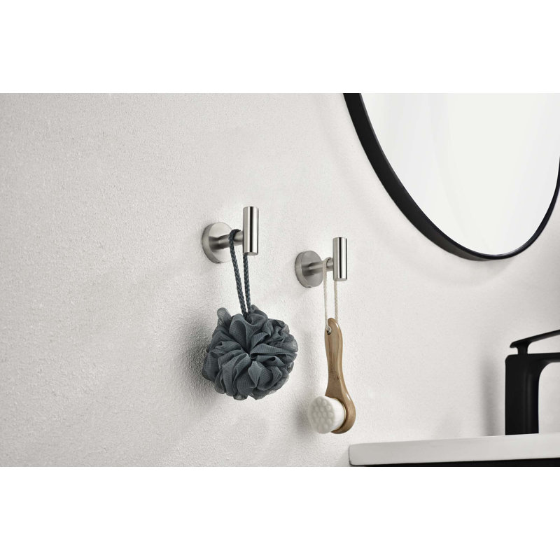 Ensemble de porte-serviettes mural 6 pièces Owy, H 2,04 po x L 24 po x l 3,14 po, Chrome