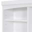 Armoire de rangement de salle de bain avec panier inclinable
