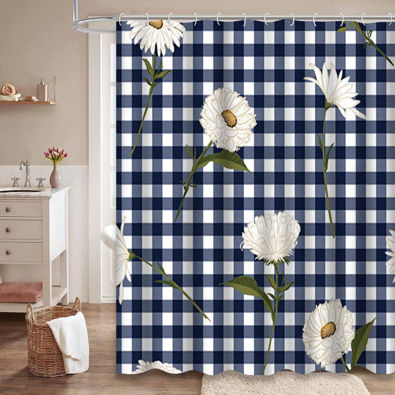Rideau de douche Summer Floral, L 72 po x l 84 po