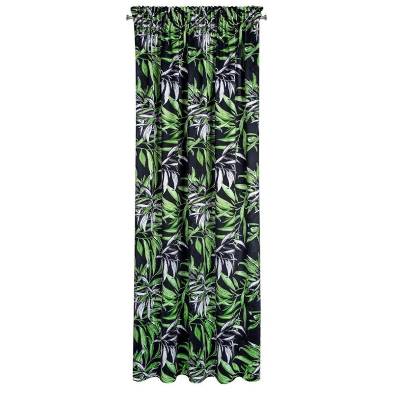 Abdinasir Blackout Curtain, 140 W x 270 D cm, Green