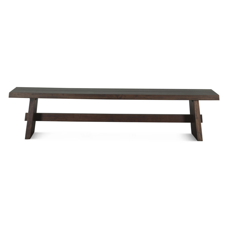 Acadia 79" Bench In Coffee Bean, Brown