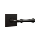 Bravura 931-7 Huntsville Passage Lever on Square Contemporary Rose in Satin Nickel