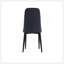 Table de salle à manger rectangulaire extensible de 55,12 à 70,87 po pouvant accueillir 4 à 6 personnes, équipée de 4 chaises de salle à manger rembourrées en tissu polyuréthane épais, d'une table de cuisine et de chaises, avec des pieds en méta