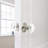 Crystal Door Knobs Keyless Lock with Round Rosette-52011726-126129863