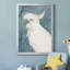Cockatoo Portrait II, toile encadrée de qualité supérieure - prête à être accrochée-132692283-132692282