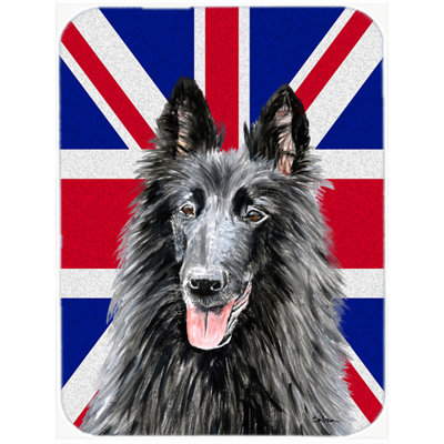 Union Jack Wood Glass Cutting Board