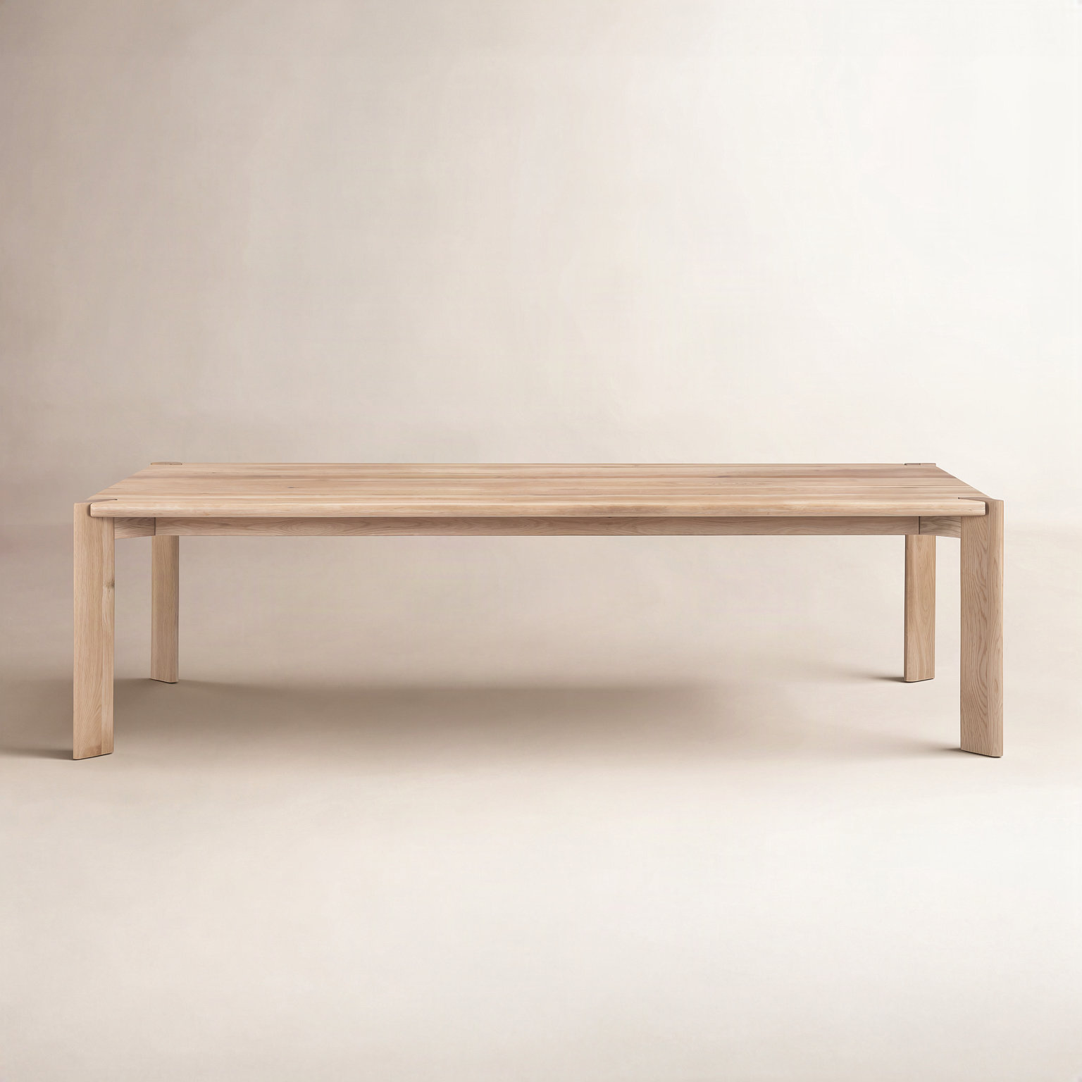 Leola 96" Oak Dining Table, Natural Oak
