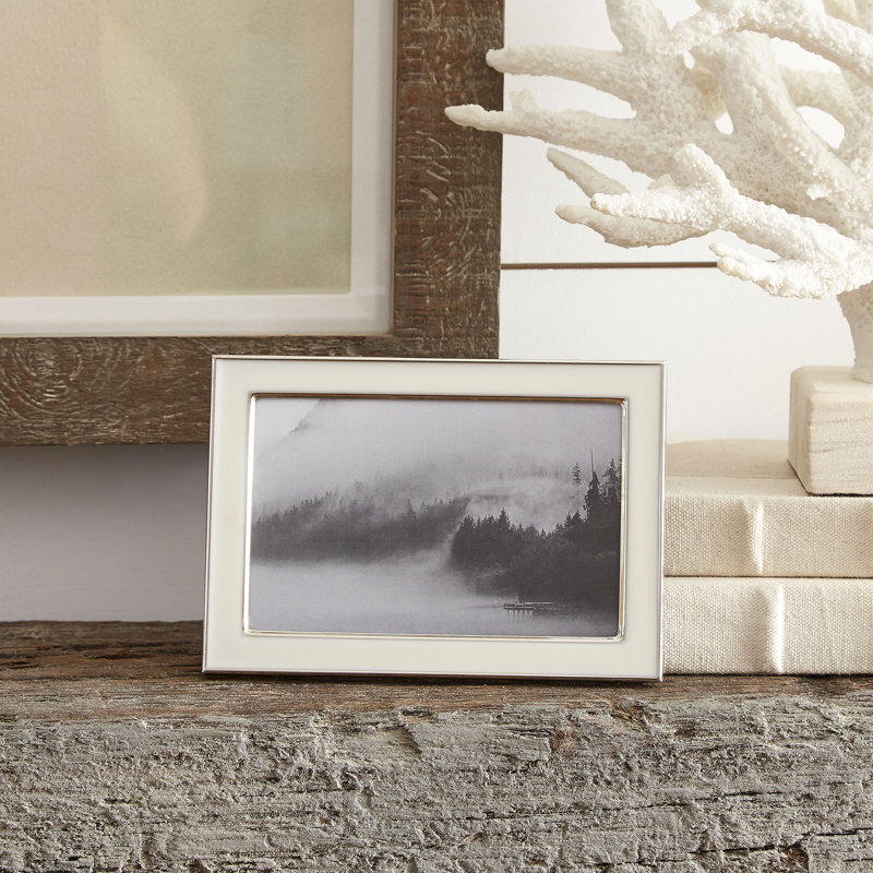 Strathcona Metal Picture Frame, White, 4" x 6"