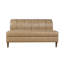 Banquette modulaire en similicuir Charbel