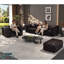 Canapé modulaire en cuir synthétique modulaire 4 places pour la maison