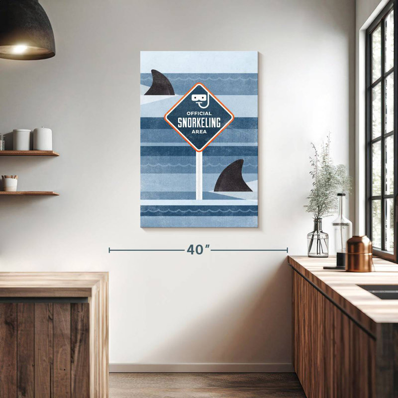 Senne Official Snorkeling Area, 39" H x 26" W