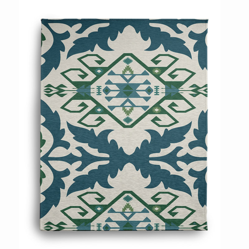 Chenille Abstract Indoor Rug, Rectangle 5' x 7'