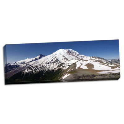 « mount rainier view », reproduction de photo sur toile tendue