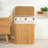 Natural Bamboo Laundry Hamper With Lid & Handles, Removable Liner, Ideal For Bathroom, Bedroom, Laundry Room-1284519476-1284519474