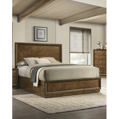 Mobilier de chambre à coucher avec lit plateforme moderne