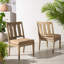 Chaise de patio en bois Samya-873946762