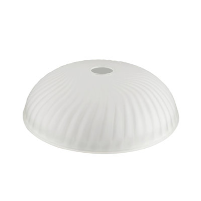 Abat-jour bol en verre 3,75 po H