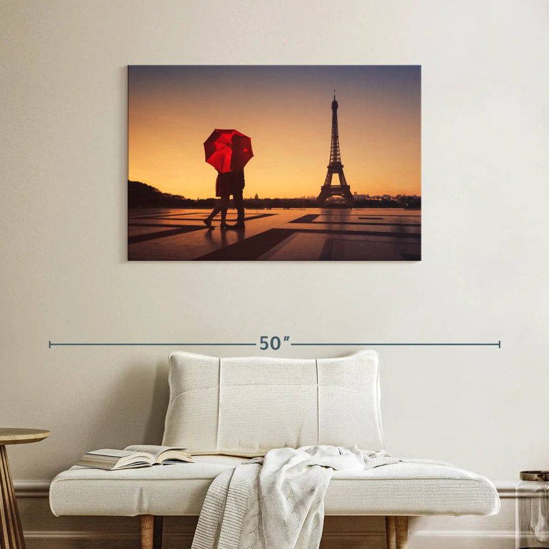 Hardie Lovers In Paris, 26" H x 39" W