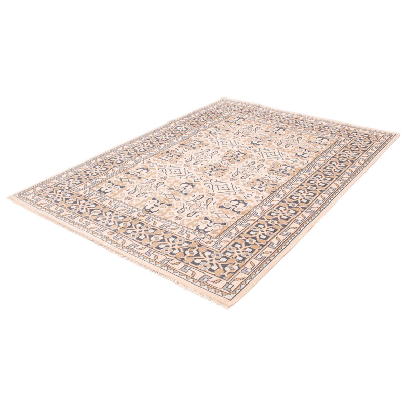 One-of-a-Kind Rectangle 9'1" X 12'1" New Age Wool Area Rug in Gray