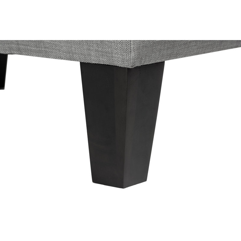 Repose-pieds Aubriella, Anthracite, Gris
