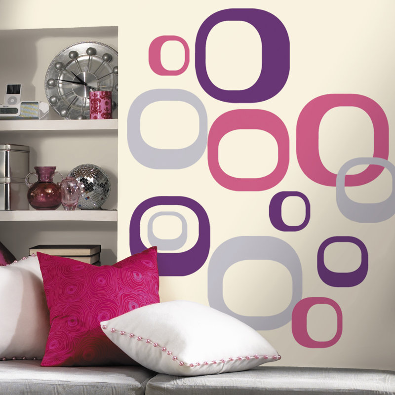 Abstract Non-Wall Damaging Wall Decal