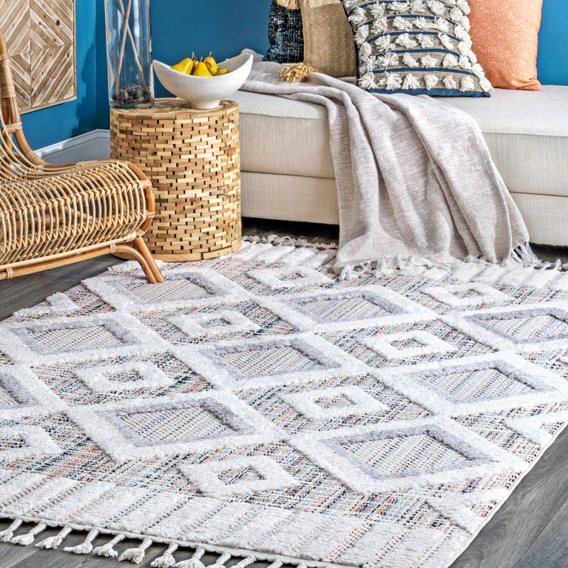 Wasson Geometric Indoor Rug, Rectangle 5'3" x 8'2"