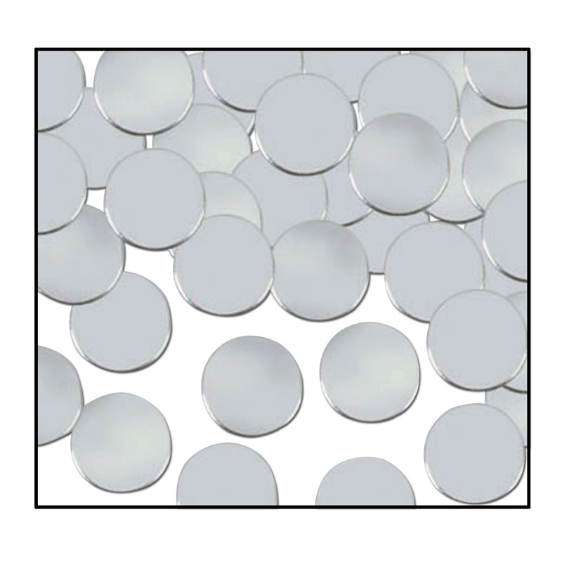 Fanci-Fetti Dots - Pack of 12, Silver