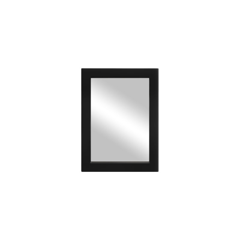 Miroir en bois, 40 po x 30 po, Noir, noir, noir, noir