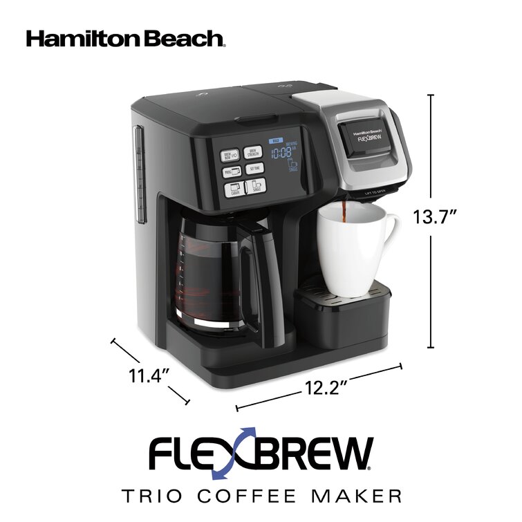 Hamilton Beach® FlexBrew® TRIO Coffee Maker & Reviews