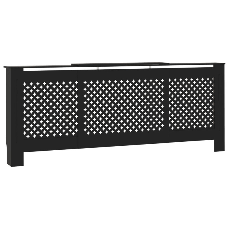 Apollonia MDF Radiator Cover, Black
