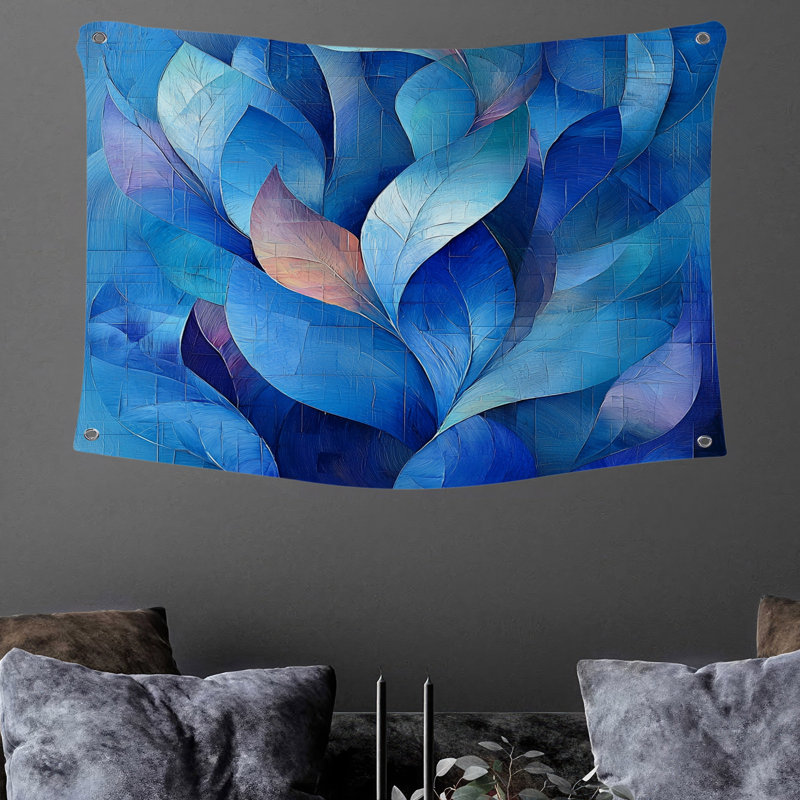 Tapisserie murale «Foliage Design» - Décoration murale florale, H 68 po x l 80 po