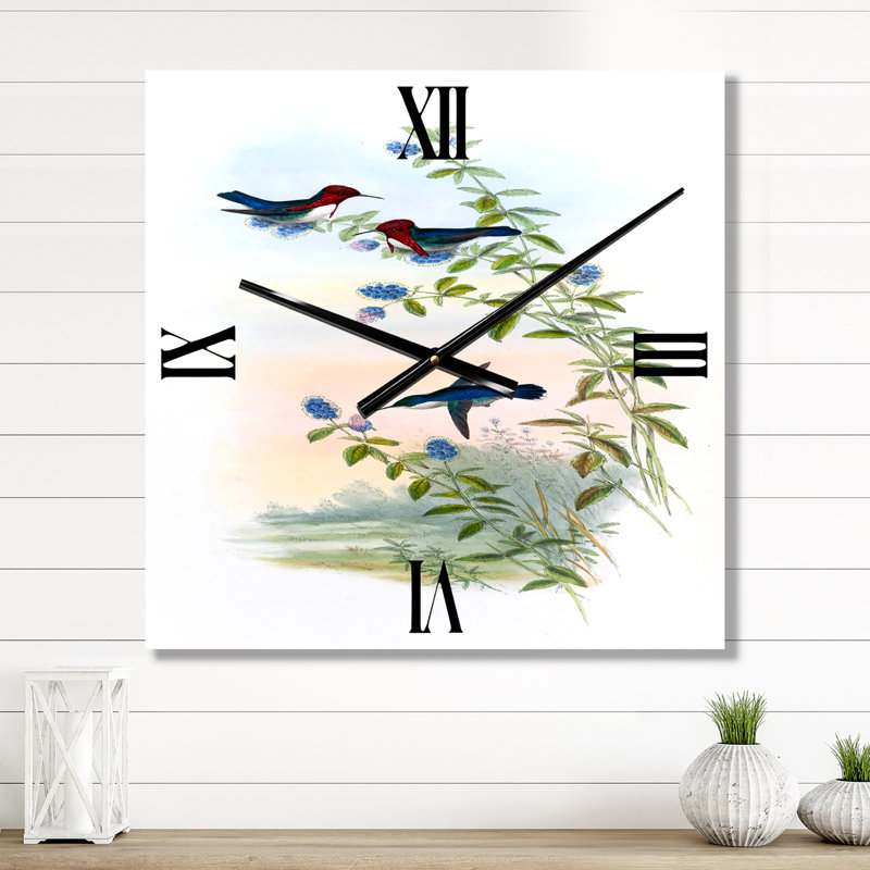 Horloge murale Hummingbird II, Grand