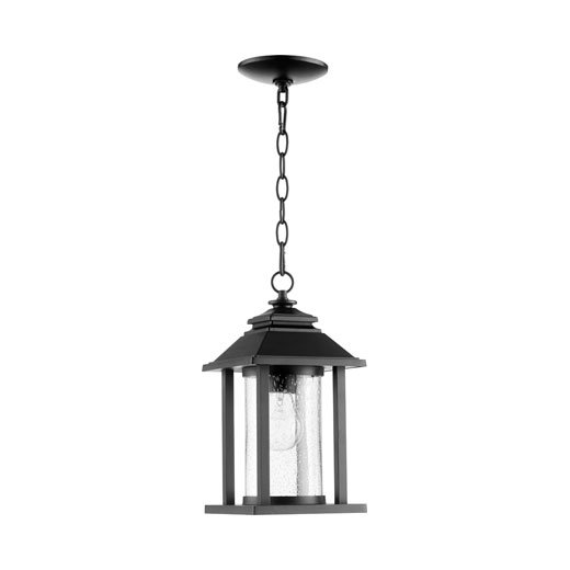 Lanterne suspendue d’extérieur 1 ampoule 13,5 po Eastbourne, Noir