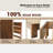 Full Size Solid Wood Platform Bed Frame with Headboard & Footboard, 12 Strong Slats Structure Center Metal Legs, Noise-Free & Anti-Slip, Easy Assembly, No Box Spring Needed, Warm Walnut Finish-1122935827-1122935824