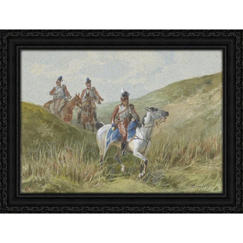 Drie Franse Huzaren (1886), 18" H x 24" W