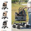 Poussette détachable 3-en-1 pour animal de compagnie, transporteur pliable pour chat à 360 ° avec loquet de sécurité, chariot de voyage en filet respirant pour petits animaux de compagnie de taille moyenne